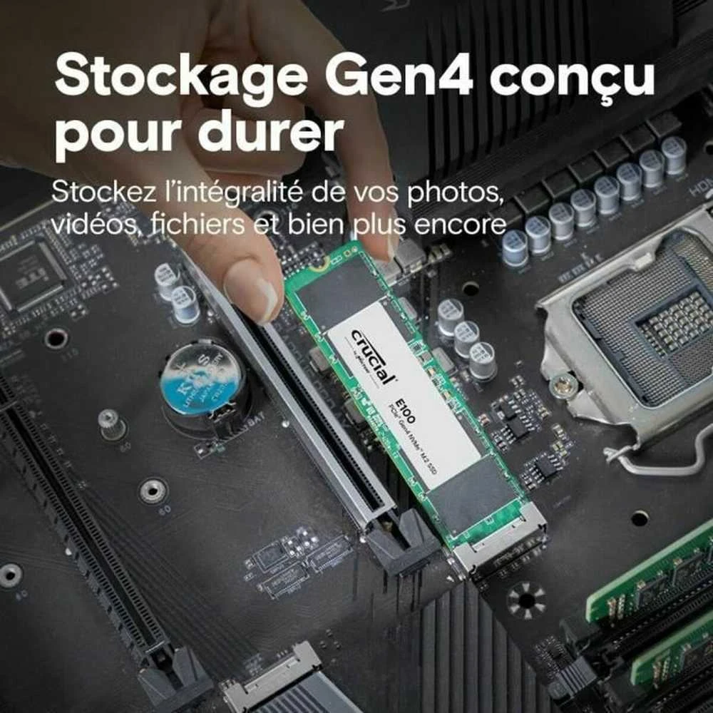 Crucial E100 M.2 PCIe 4.0 NVMe 480GB