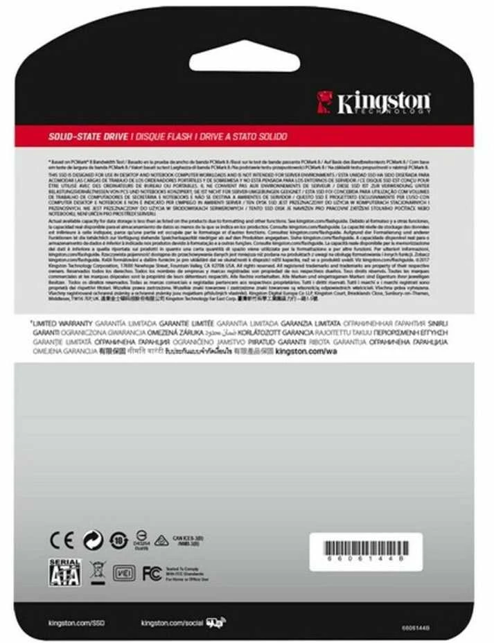 Kietasis diskas SSD KINGSTON A400/960GB/SATA 3.0/TLC/SA400S37/960G