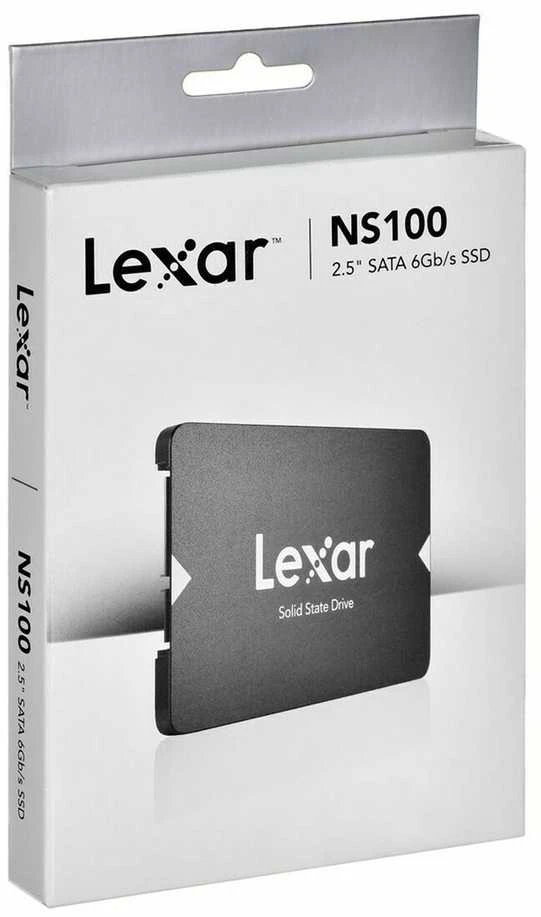 Lexar | NS100 | 256 GB | SSD form factor 2.5" | Solid-state drive sąsaja SATA III | Skaitymo greitis 520 MB/s | Rašymo greitis 510 MB/s