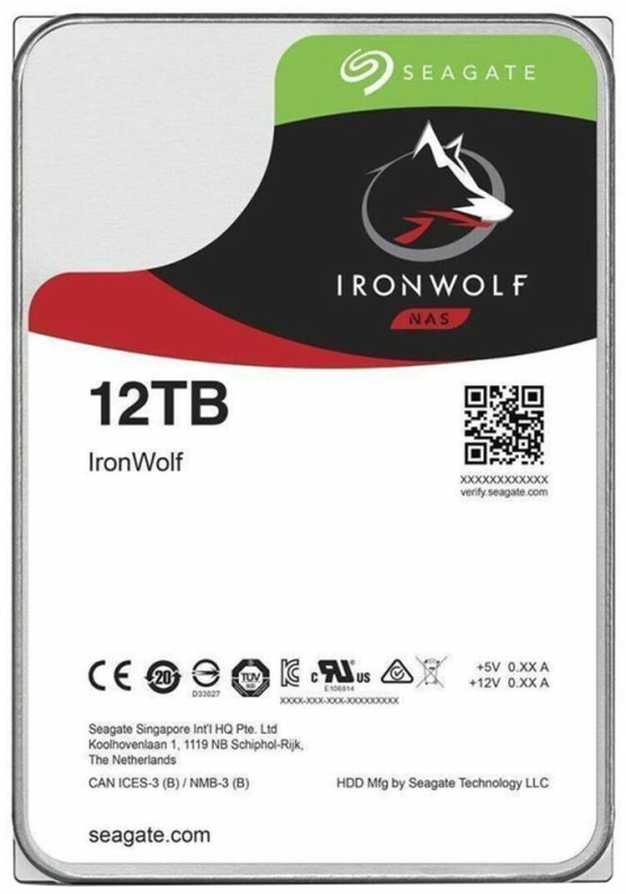 „Seagate IronWolf NAS“ kietasis diskas, SATA 6G, 7200 aps./min., 3,5 colio – 8 TB