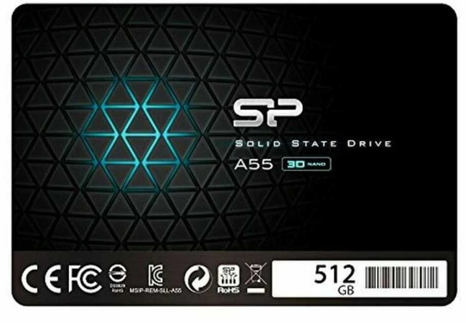 Kietasis diskas Silicon Power Ace A55 512 GB SSD 2.5, SATA III 6GB/s, 560/530 MB/s, 3D NAND