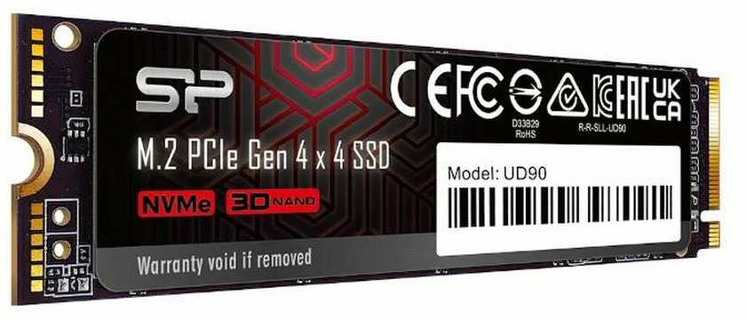 SILIKONIO MAITINIMO KOMPIUTERIS & COMMUNICAT SILICON POWER M.2 2280 PCIe 500 GB SSD UD90