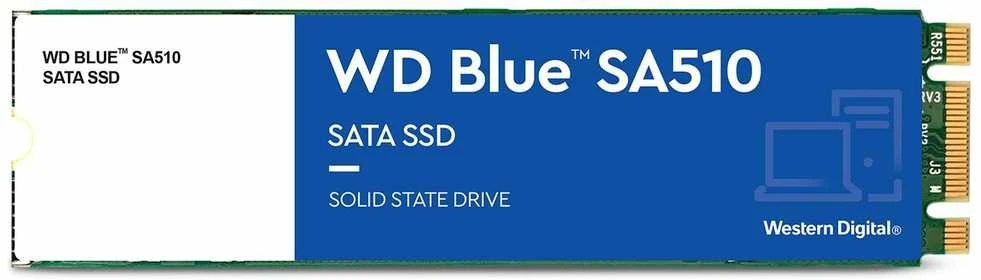 Sandisk „Western Digital“ Mėlyna SA510 M.2 2TB serijos ATA III diskas