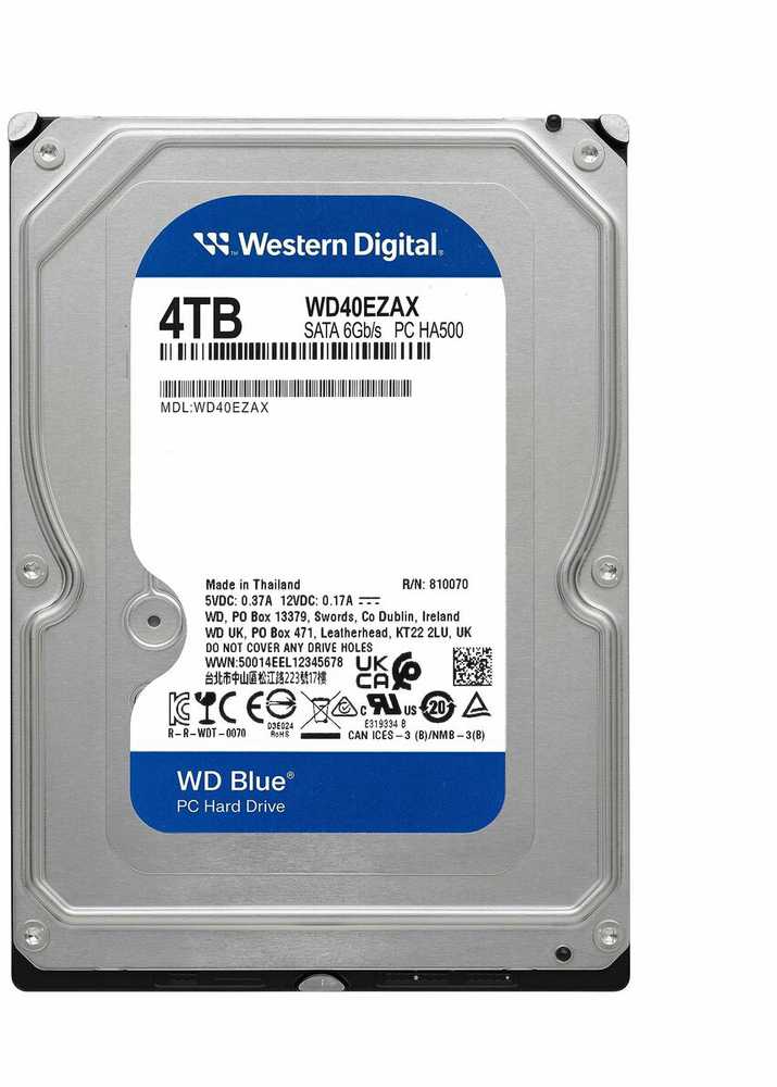 SanDisk WD Mėlyna 4TB SATA 3.5inch 6 Gb/s PC HDD