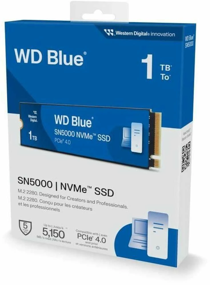 Sandisk SSD - Western Digital Mėlyna SN5000 1 TB M.2 PCIe 4.0