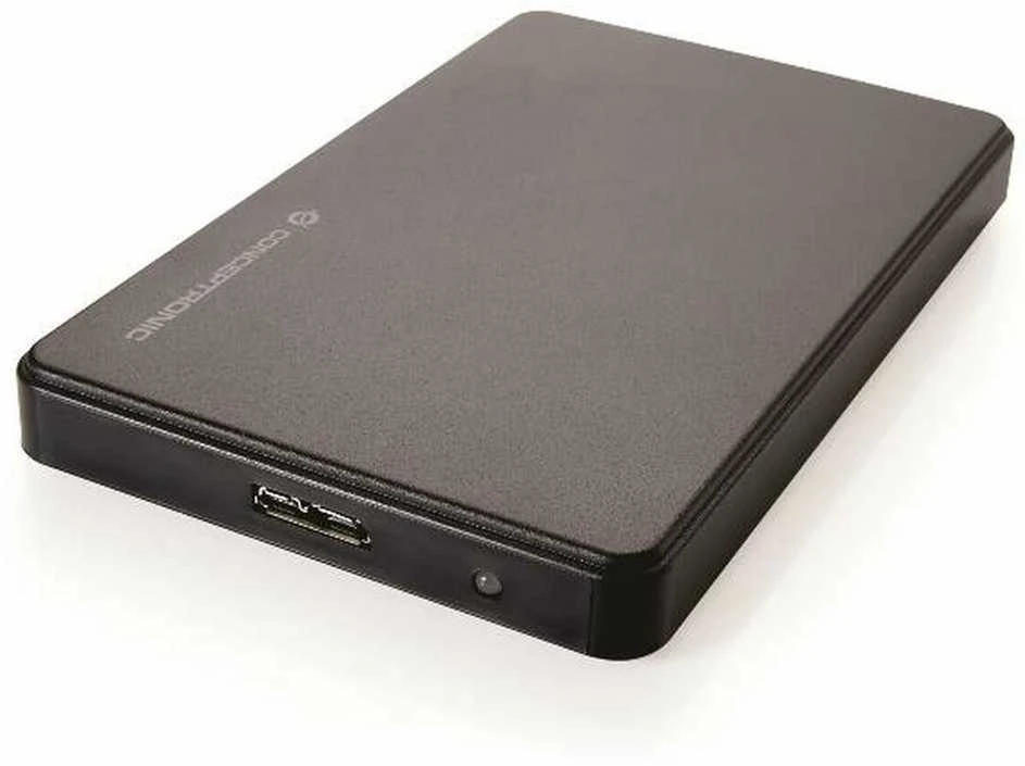„Conceptronic CHD2MUSB3B“ kietojo disko dėklas „Conceptronic CHD2MUSB3B“ kietojo disko dėklas Juodas 2,5 colio HDD dėklas, maitinamas USB