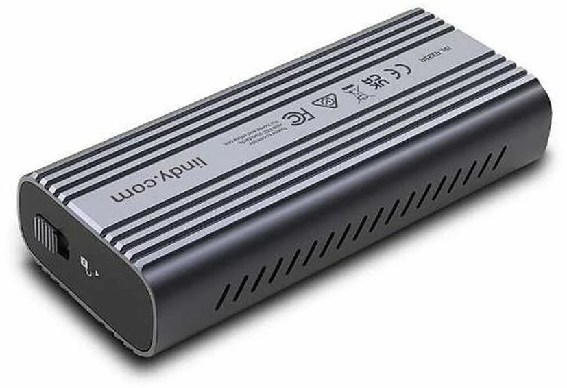 M.2 SSD Korpusas - LINDY M.2 SSD USB4 NVMe 40Gbps su Aliuminio Aušintuvu