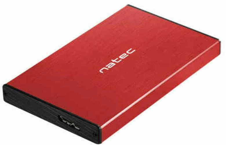 Kietasis diskas NATEC NKZ-0941 HDD/SSD external enclosure RHINO GO for 2.5" SATA - USB 3.0, Aluminum