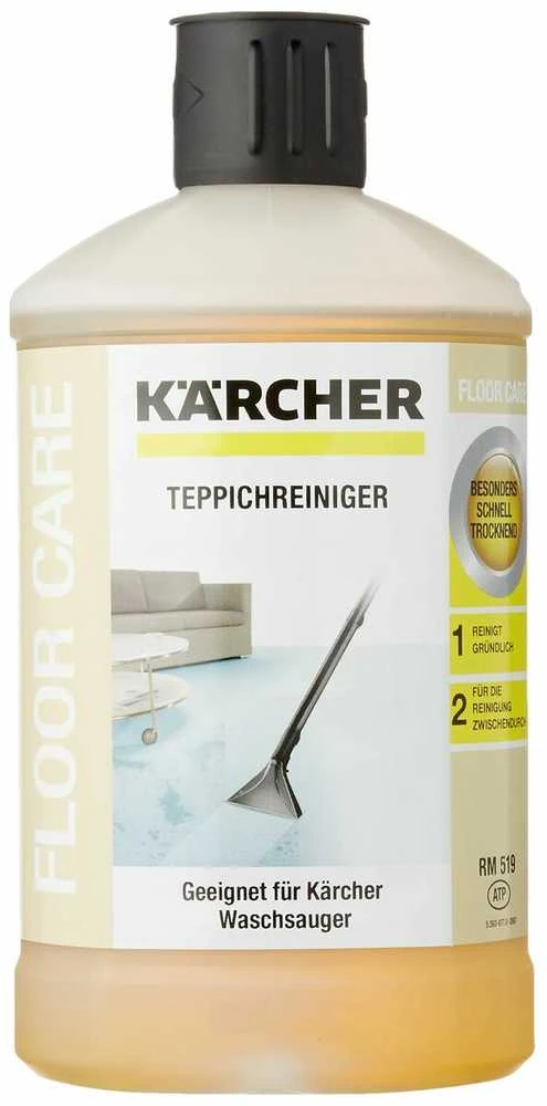 Kärcher universali kilimų valymo priemonė RM519 1000 ml, greitai džiūstanti