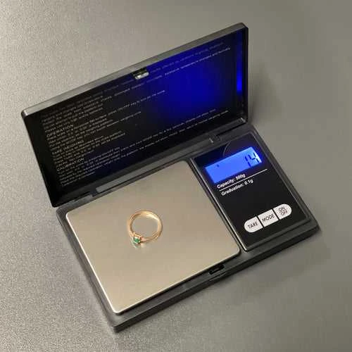 Virtuvinės svarstyklės Ruhhy Kišeninės svarstyklės 500 x 0,1g su atvartu 23573
