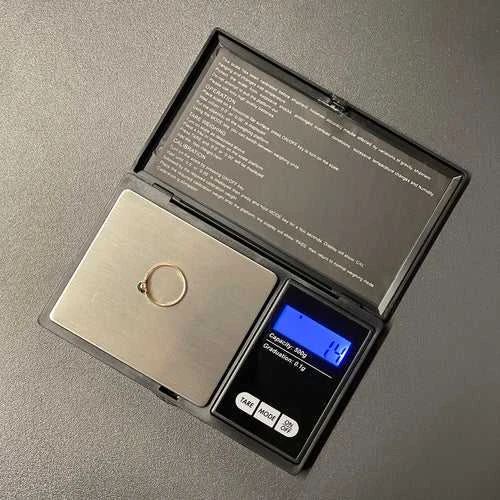 Virtuvinės svarstyklės Ruhhy Kišeninės svarstyklės 500 x 0,1g su atvartu 23573
