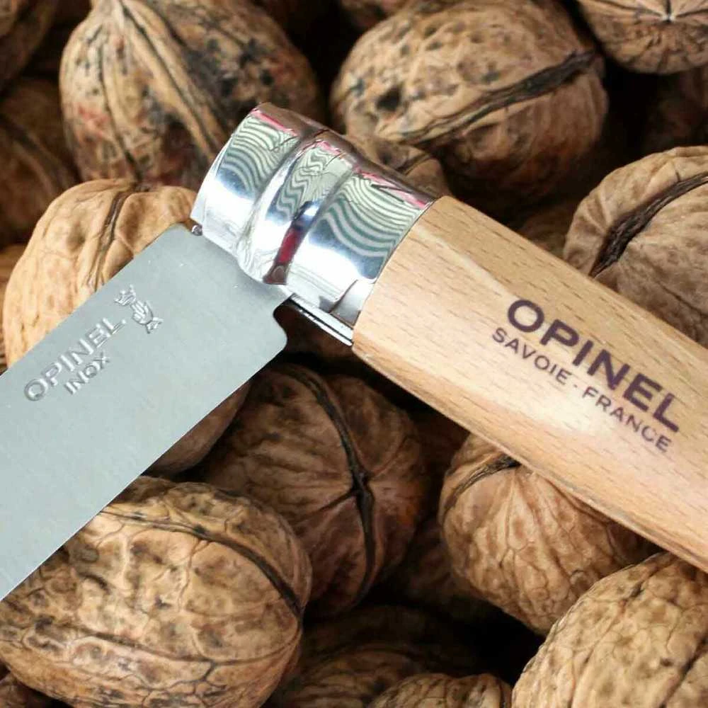 Peilis Opinel Nr.6 buko rankena ir nerūdijančio plieno ašmenimis