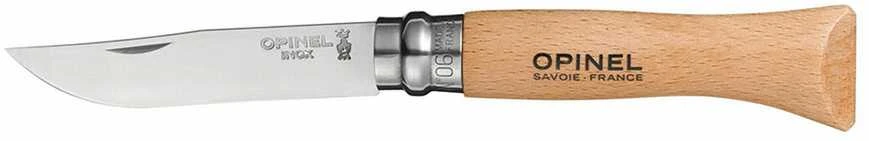 Peilis Opinel Nr.6 buko rankena ir nerūdijančio plieno ašmenimis