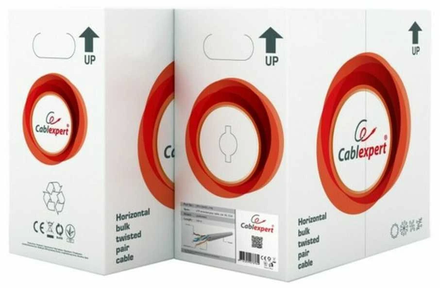 GEMBIRD UPC-5004E-L/100 Gembird UTP suvytas kabelis, kat. 5e, AWG 24, CCA, 100m, pilka