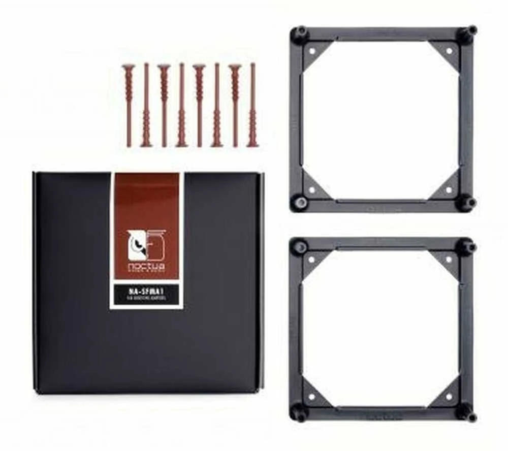 Noctua NA-SFMA1 kompiuterio aušinimo komponentas Universalus montavimo komplektas Juodas 2 vnt.