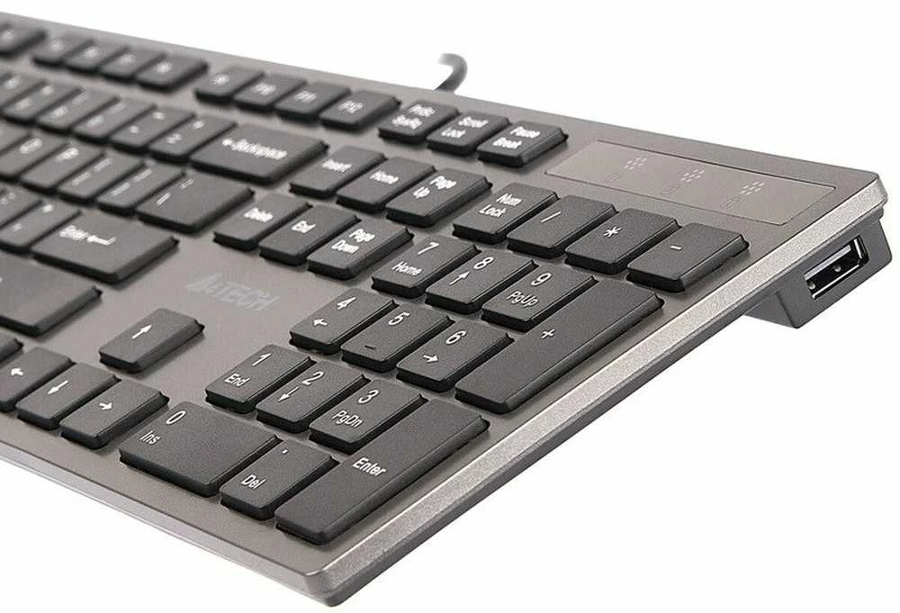 Klaviatūra A4Tech KV-300H, Pilkos spalvos