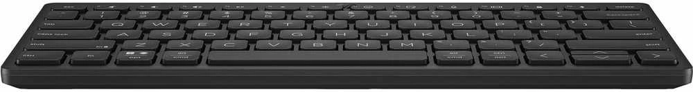 Hewlett Packard (HP) HP 350 kompaktiška belaidė „Bluetooth“ klaviatūra – keliems įrenginiams – juoda – JAV anglų k.