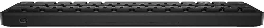 Hewlett Packard (HP) HP 350 kompaktiška belaidė „Bluetooth“ klaviatūra – keliems įrenginiams – juoda – JAV anglų k.
