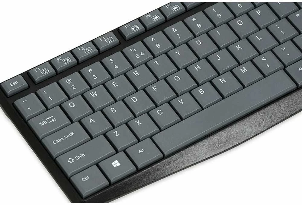 iBOX Eris Klaviatūra su USB jungtimi, Gray/Juodas