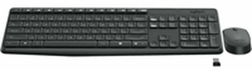 Logitech MK235 Belaidė Klaviatūra ir pelė - Pilkas-PTG-2.4GHZ-MEDITER