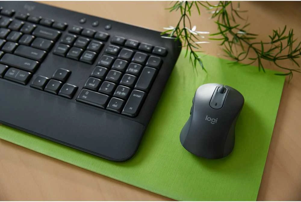 Klaviatūra LOGITECH MK650 SIGNATURE Bluetooth Combo – GRAFITAS – JAV INT'L – B2B