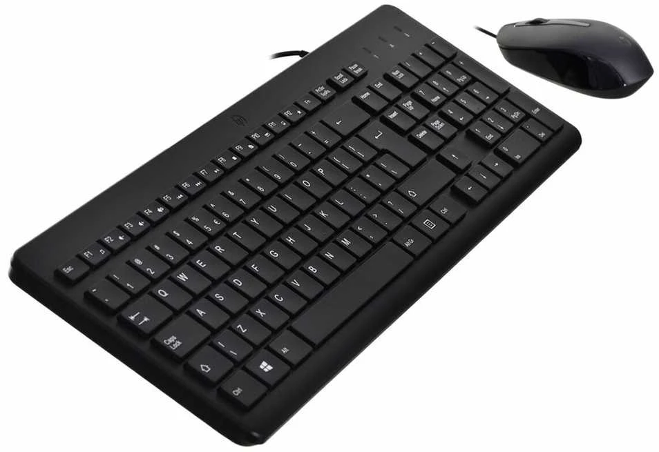 HP 150 USB su laidu Pelė Klaviatūra Combo - Juodas - US ENG
