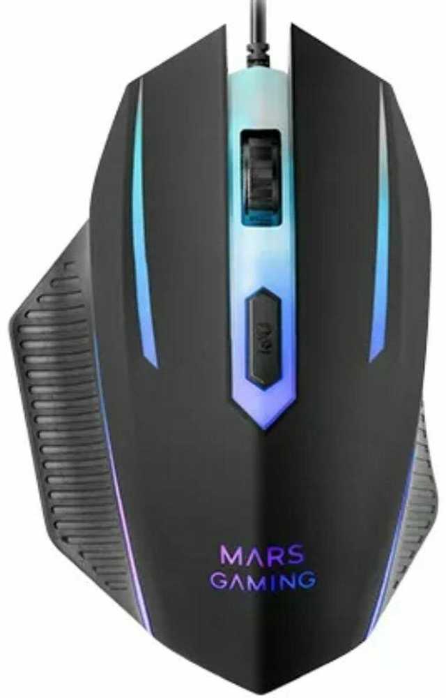 Mars Gaming žaidimų rinkinys „4 viename“ su H-Mech klaviatūra, 3200 DPI pele ir ausinėmis, MCP124PROES