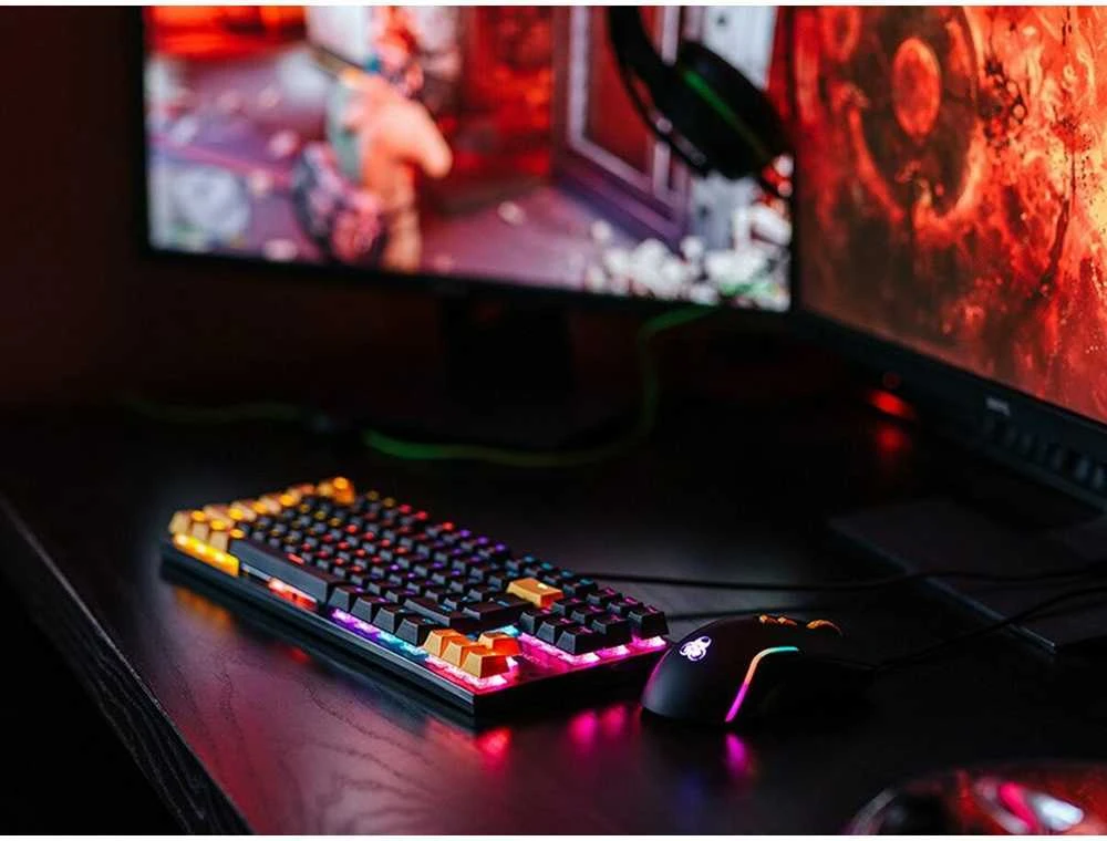 Rinkinys Klaviatūra su pele Tracer GameZone Hornet 87 su laidu juoda