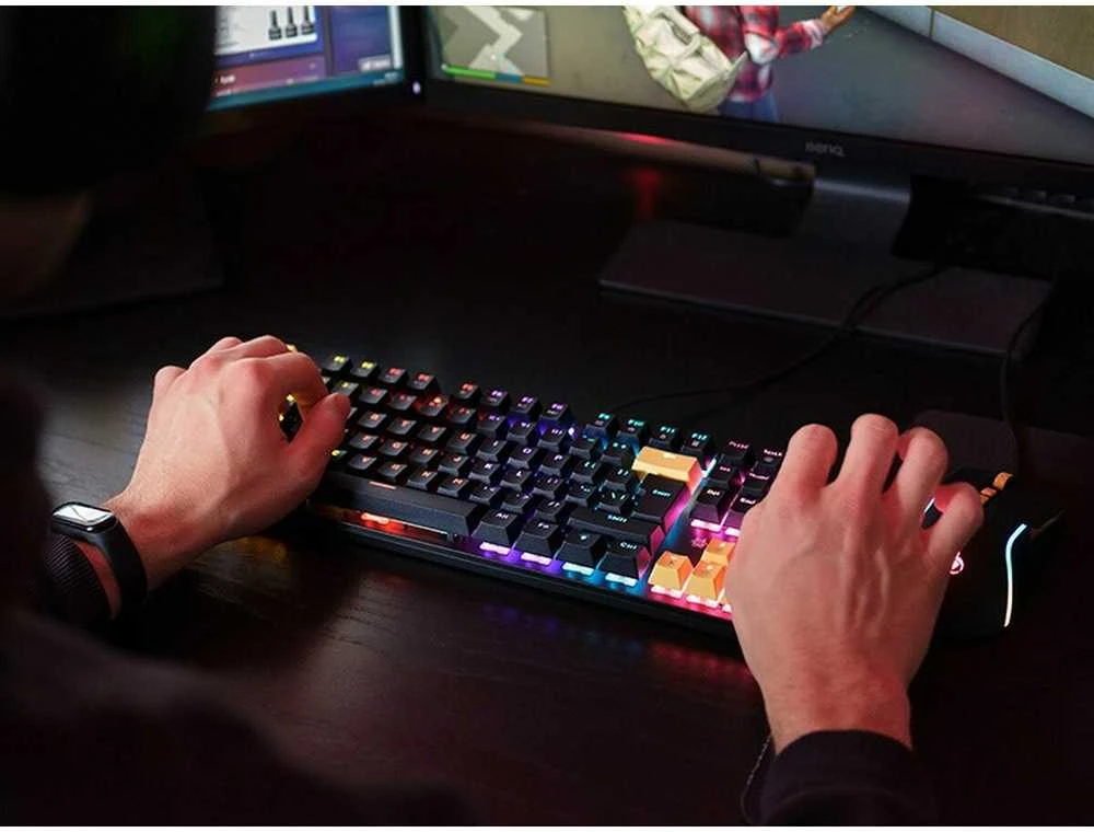 Rinkinys Klaviatūra su pele Tracer GameZone Hornet 87 su laidu juoda