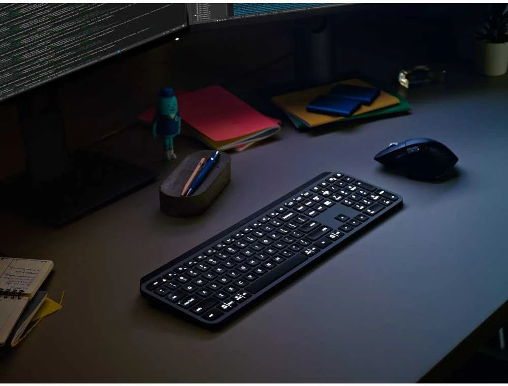 Klaviatūra LOGITECH MX klavišai verslui, grafito spalvos (JAV)