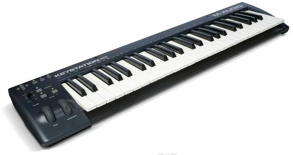 M-Audio Keystation 49 MK3 MIDI klaviatūra USB, Juoda