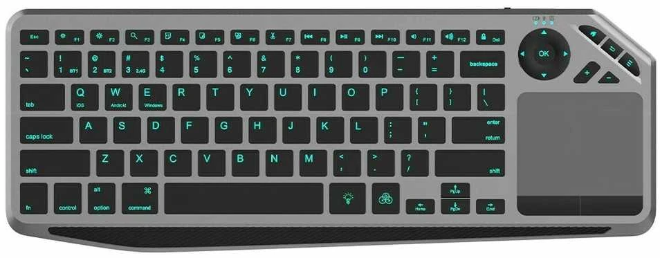 Belaidė Klaviatūra - Techly ICTB9801TB QWERTY Juoda