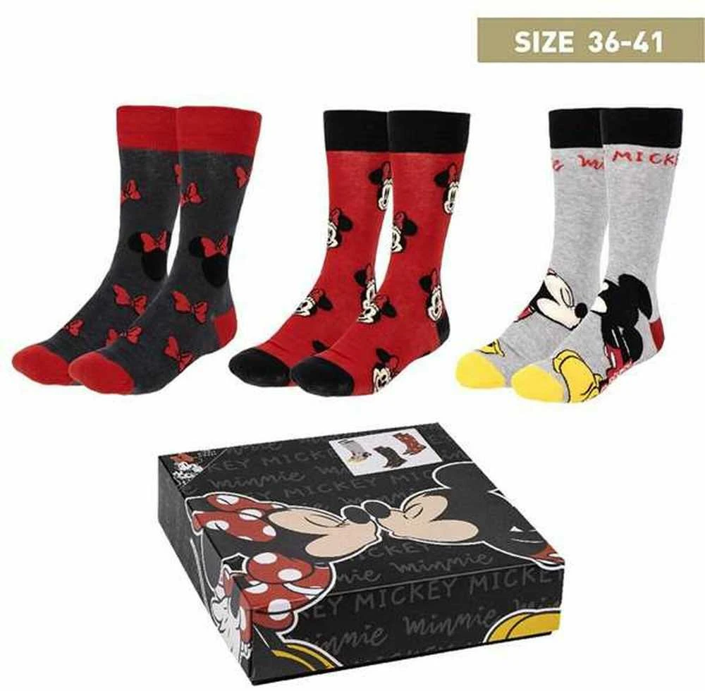 Minnie Mouse CERDÁ Disney Minnie pakuotė, 3 suaugusiųjų kojinės