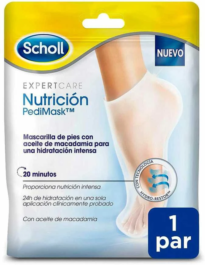 "Scholl" maitinamoji pėdų kaukė 1 pora