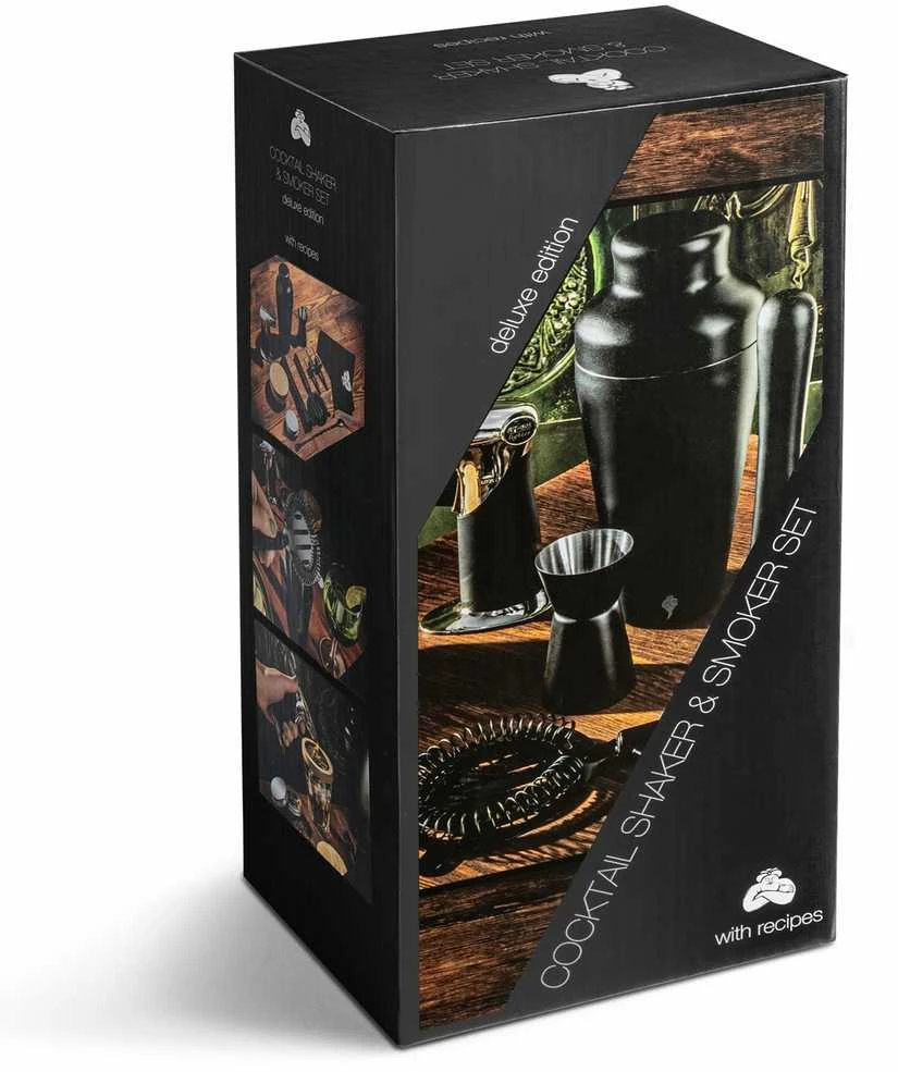 DELUXE kokteilių plaktuvės komplektas su priedais