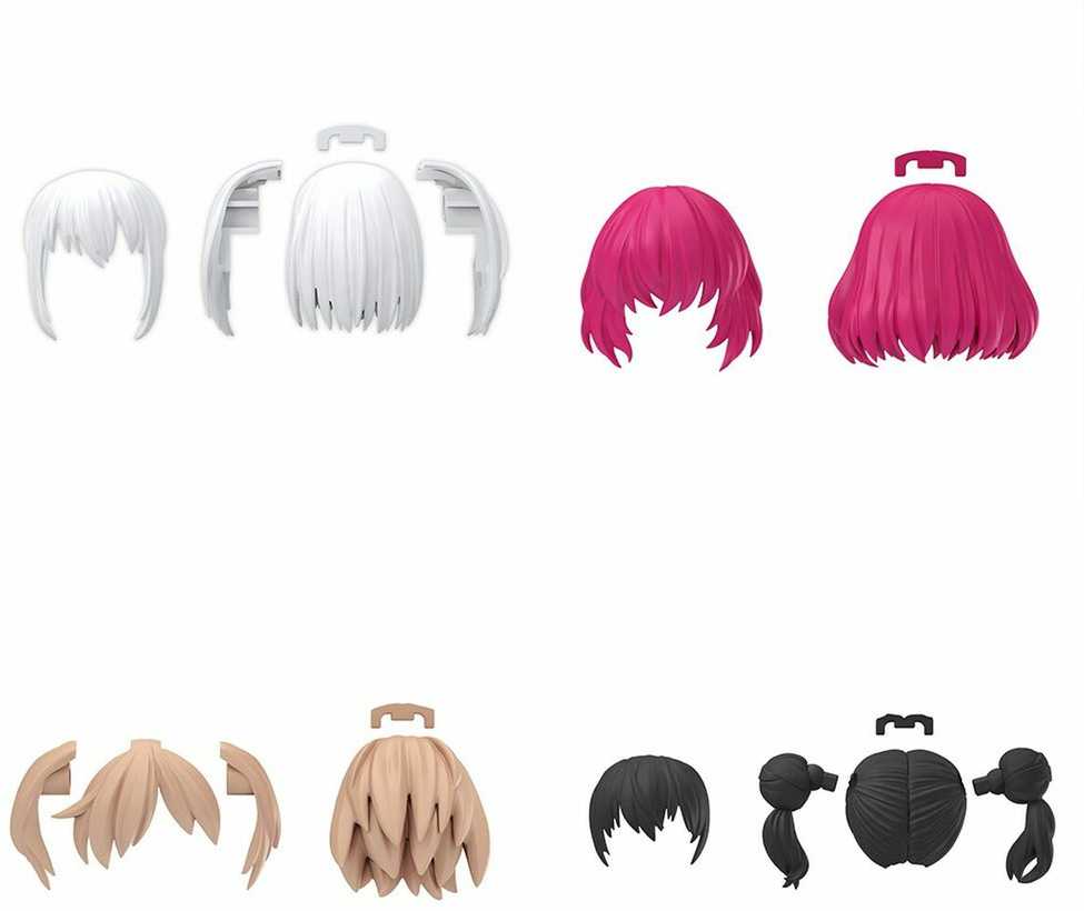 Bandai 30MS OPTION HAIR STYLE PARTS VOL.10 ALL 4 TYPES