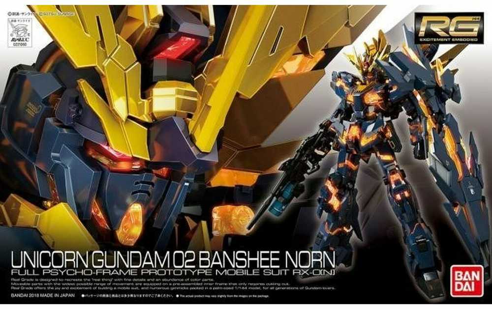 Bandai RG 1/144 UNICORN GUNDAM 02 BANSHEE NORN