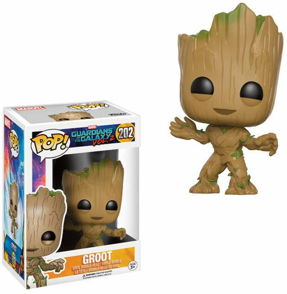 FUNKO POP! Vinilinė figūrėlė: Marvel Guardians of the Galaxy - Groot, 9 cm