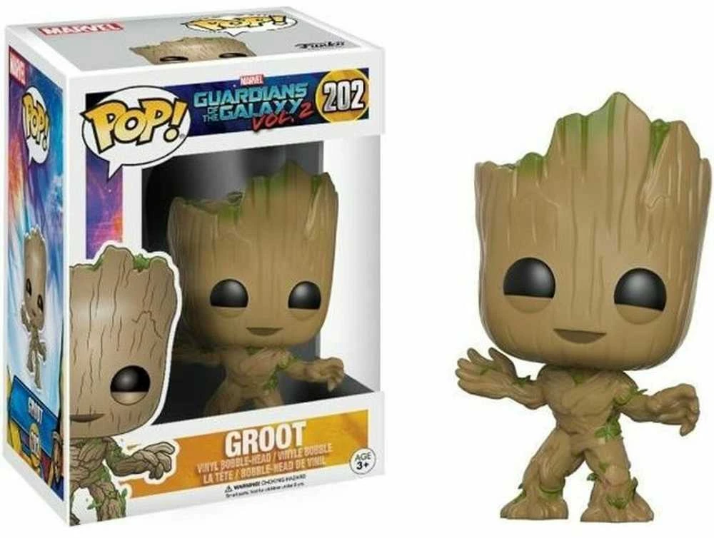 FUNKO POP! Vinilinė figūrėlė: Marvel Guardians of the Galaxy - Groot, 9 cm