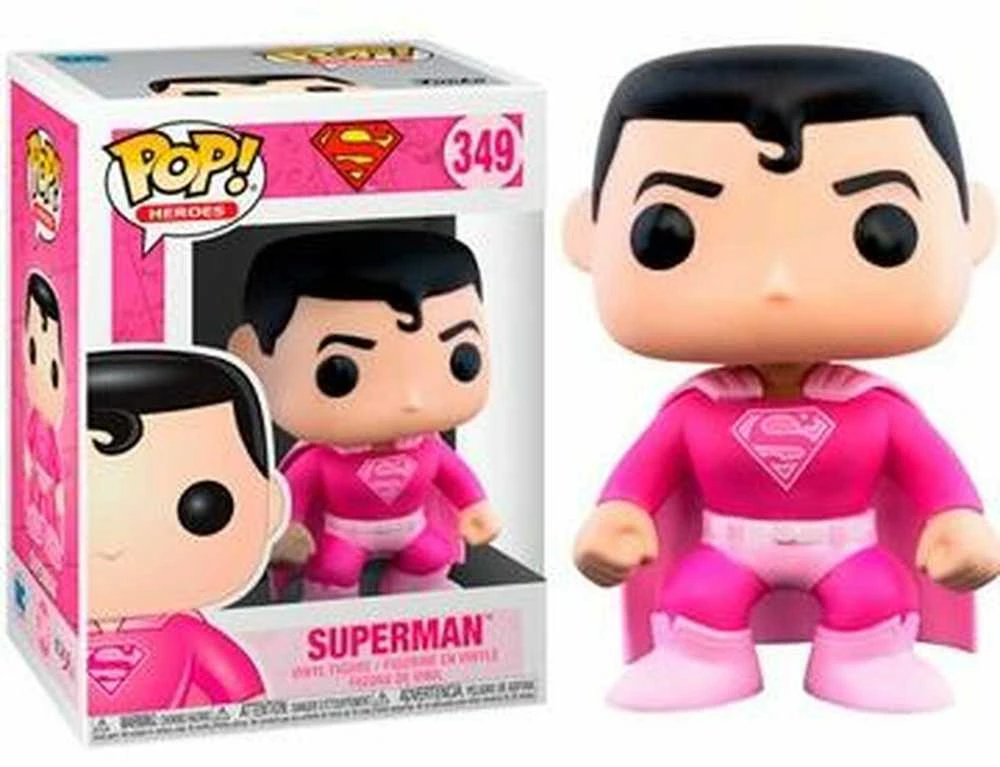 Funko POP! Heroes: DC Breast Cancer Awareness - Superman (Rožinė) Vinyl Figure