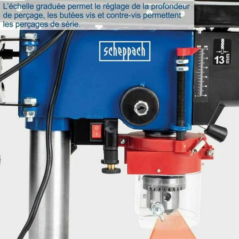 SCHEPPACH STALINIS GRĄŽtuvas 500W DP16VLS