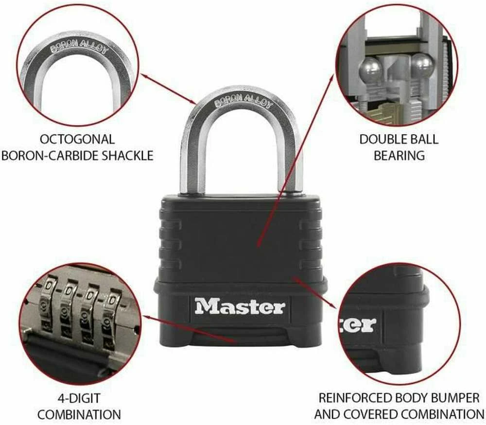 Master Lock Spynelė MasterLock M178EURD; 57 mm