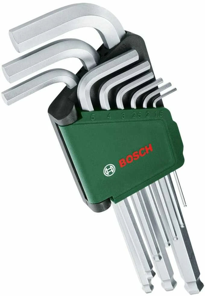 Bosch Šešiakampių raktų rinkin. , 9 dalys