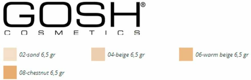 Gosh BB pudra "viskas viename" 04 rusvai gelsvas 6,5g