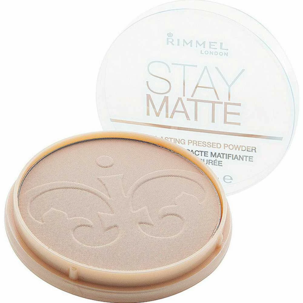 Rimmel London "Rimmel Stay Matte" presuota pudra 005 Silky rusvai gelsvas
