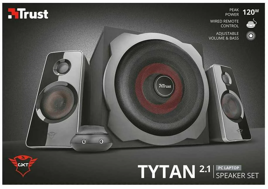 Kompiuterio kolonėlės Kolonėlės Trust GXT 38 2.1 Subwoofer
