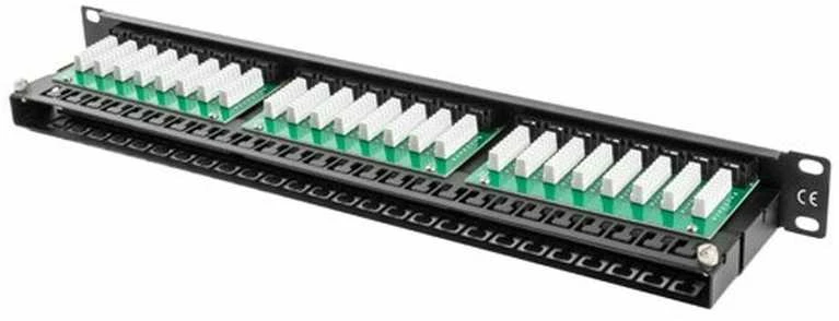 LANBERG PPU5-1048-B Patch Panel 48 port 1U cat. 5e juodas