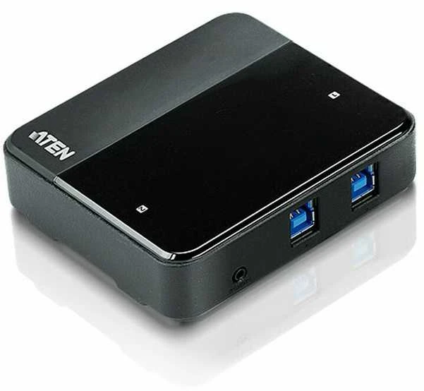 Šakotuvas Aten 2 prievadų USB 3.1 Gen1 periferinio bendrinimo įrenginys | Aten | 2 x 4 USB 3.1 Gen1 periferinių įrenginių bendrinimo jungiklis