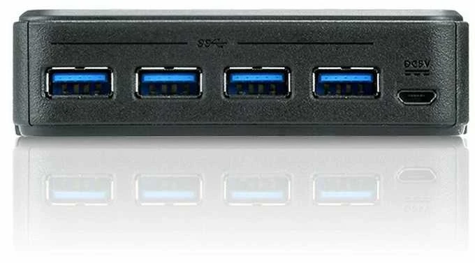 Šakotuvas ATEN US434-AT ATEN US434 4 prievadų USB 3.1 Gen1 periferinio bendrinimo įrenginys