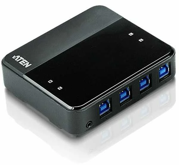 Šakotuvas ATEN US434-AT ATEN US434 4 prievadų USB 3.1 Gen1 periferinio bendrinimo įrenginys